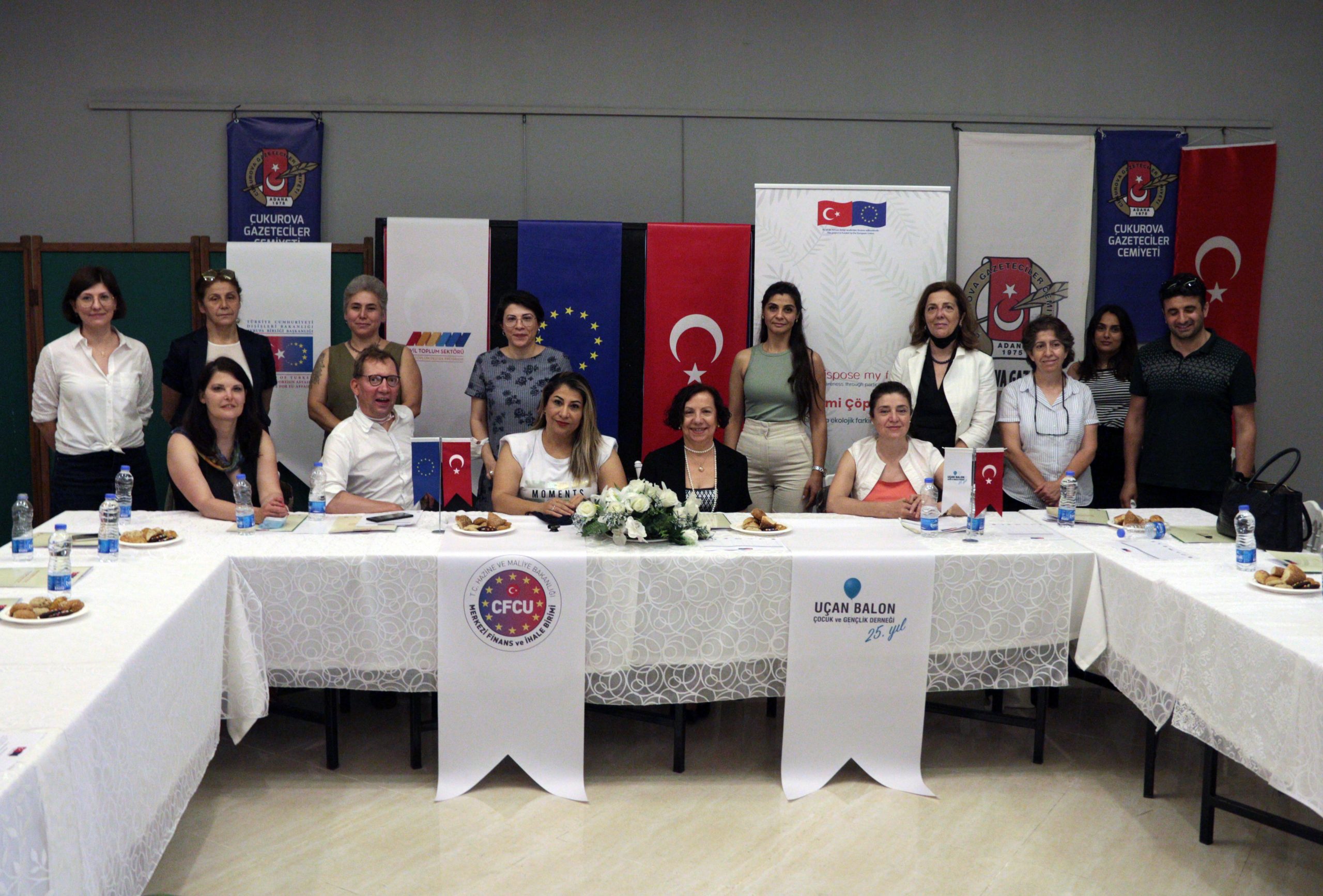 “Geleceğimi Çöpe Atma!” Projesinin Basın Toplantısı Gerçekleştirildi/ “Do Not Dispose My Future!” Press Conference Held At Çukurova Association Of Journalists